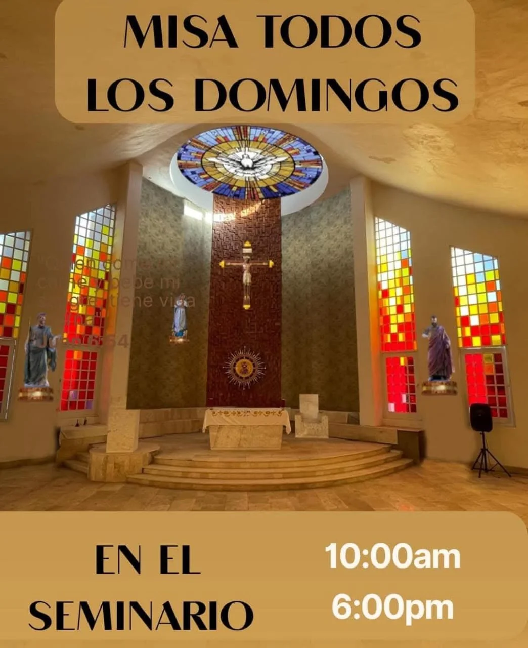 Misa Dominical en el Seminario